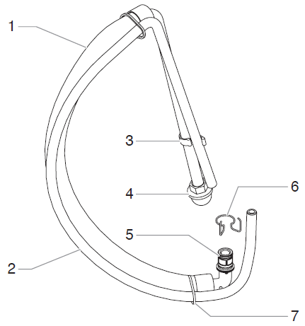 RentSpray 400 Suction set assembly